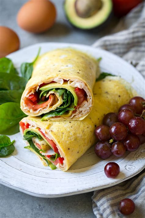 egg-wrap-recipe-with-turkey-and-avocado-cooking image