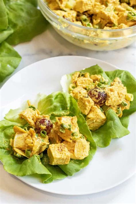 curry-chicken-salad-served-from-scratch image