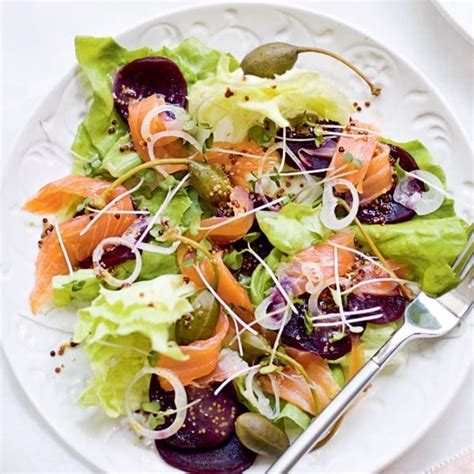 smoked-salmon-and-beetroot-carpaccio-delicious image