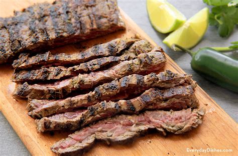 marinated-skirt-steak-recipe-everyday-dishes image