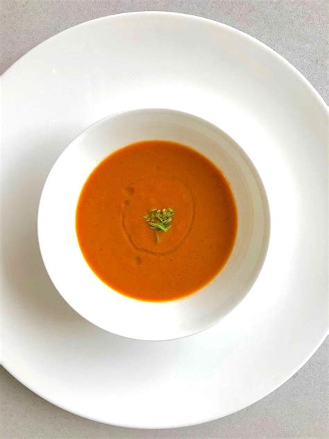 easy-roasted-red-pepper-soup-with-eggplant image