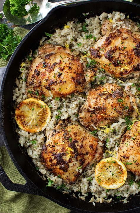 one-pan-greek-lemon-chicken-and-rice-the-chunky image