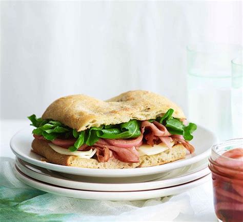 mortadella-sandwich-with-pickled-onions-and-provolone image