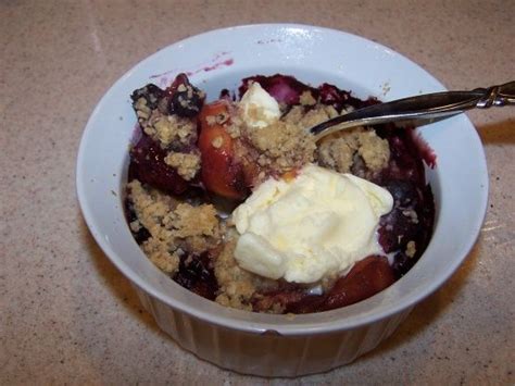 common-grill-peach-blueberry-and-blackberry-cobbler image
