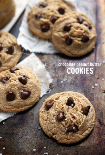 easy-peanut-butter-and-chocolate-cookies-the image