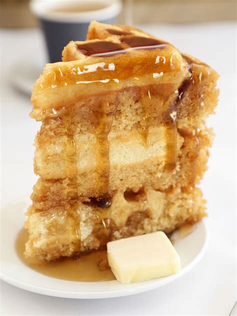 maple-belgian-waffle-cake-sprinkle-bakes image