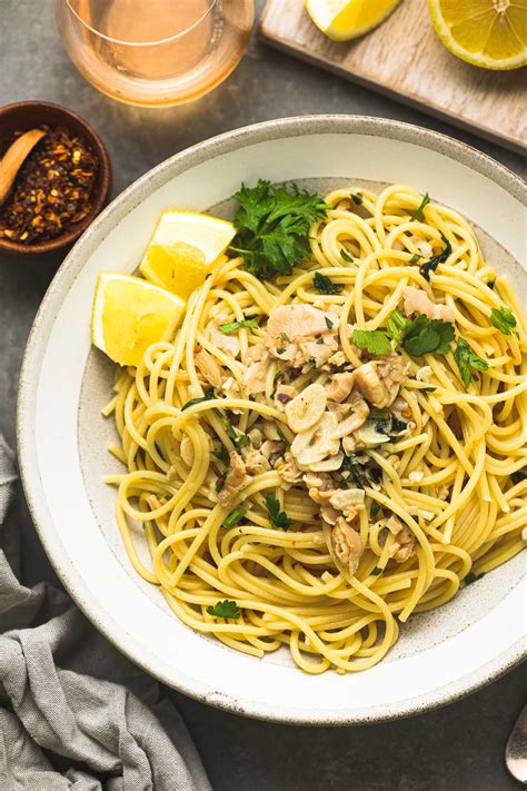 spaghetti-with-canned-clams-lemons-anchovies image