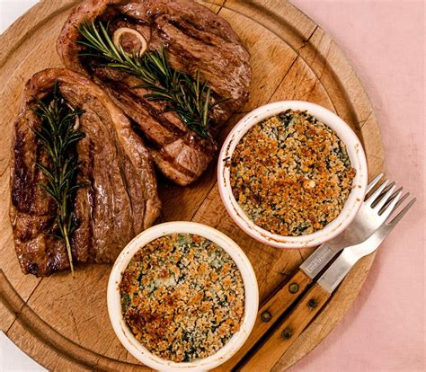 how-to-cook-grilled-lamb-gigot-steaks-with-spinach image