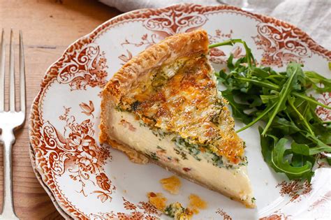 deep-dish-bacon-and-cheddar-quiche-recipe-simply image