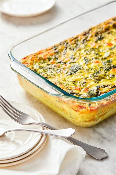 breakfast-casserole-with-spinach-and-feta-skinnytaste image