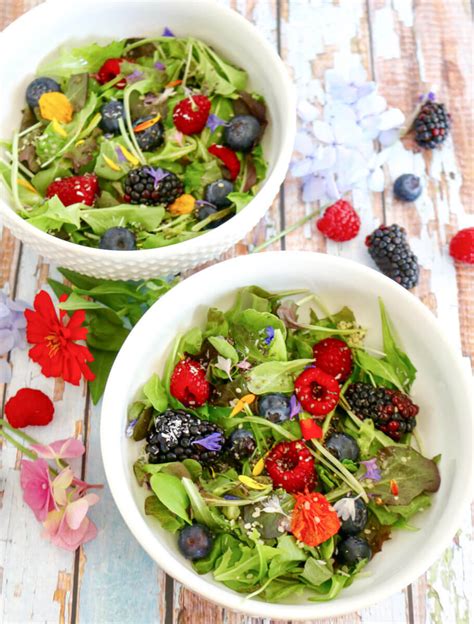 flower-power-salad-with-rose-vinaigrette-sharon image