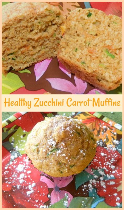 healthy-zucchini-carrot-muffins-pams-daily-dish image