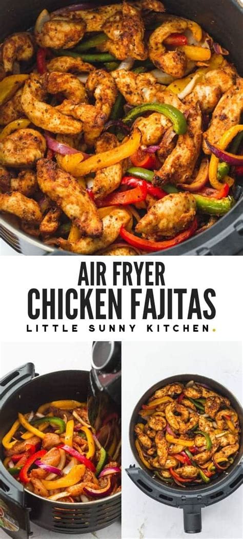 air-fryer-chicken-fajitas-little-sunny-kitchen image
