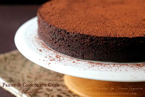prune-and-chocolate-dessert-cake-gluten-free image