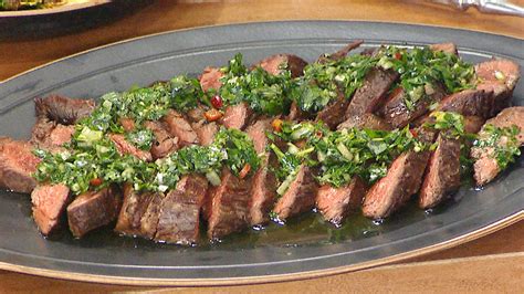 hanger-steak-with-chimichurri-sauce-recipe-todaycom image