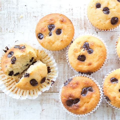 keto-chocolate-chip-almond-flour-muffins-sugar image
