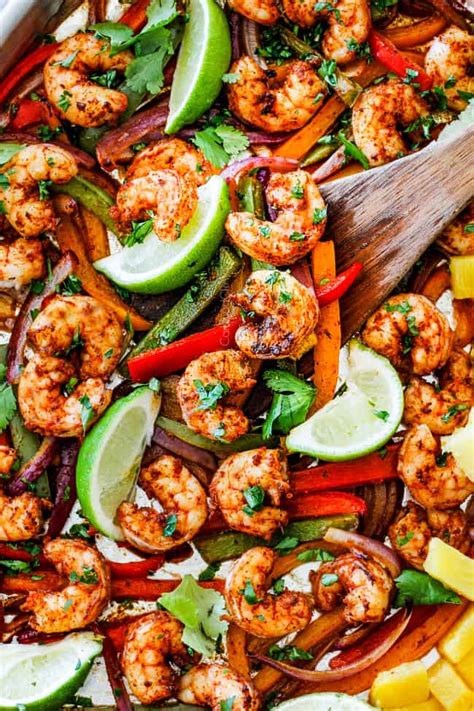 shrimp-fajitas-easy-sheet-pan-carlsbad-cravings image