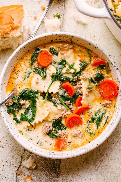creamy-ravioli-soup-recipe-easy-weeknight-dinner-ideas image