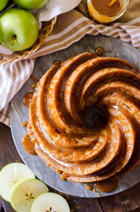 double-caramel-apple-bundt-cake-the-crumby-kitchen image