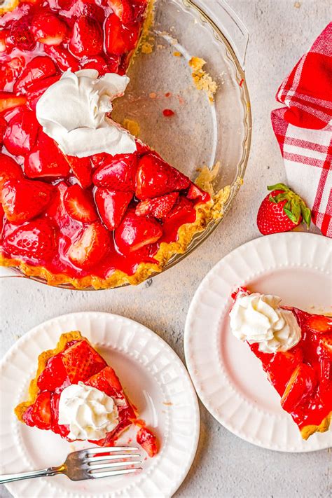 glazed-strawberry-pie-with-jell-o-averie-cooks image