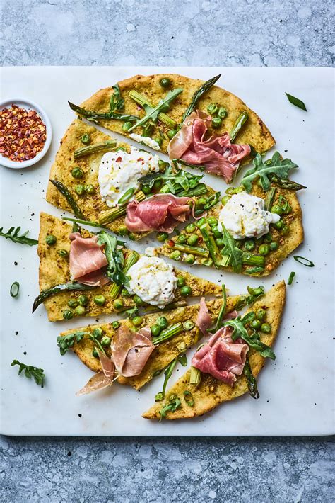 flatbread-pizza-with-pesto-asparagus-prosciutto-and image