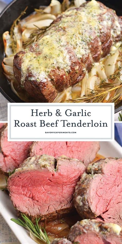 herb-garlic-roast-beef-tenderloin-elegant-dinner image
