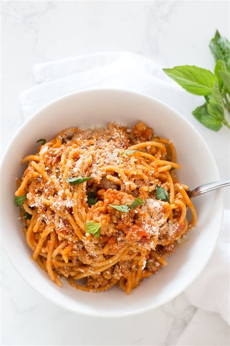 instant-pot-spaghetti-with-meat-sauce image