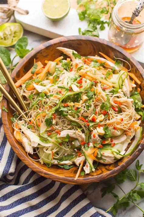 vietnamese-chicken-rice-noodle-salad-a-saucy-kitchen image