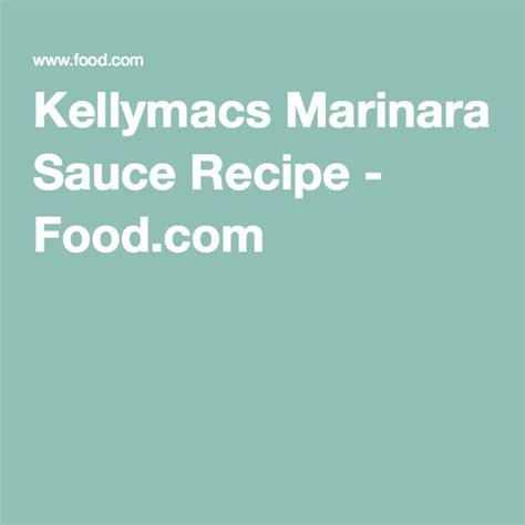 kellymacs-marinara-sauce-recipe-foodcom-sauce image