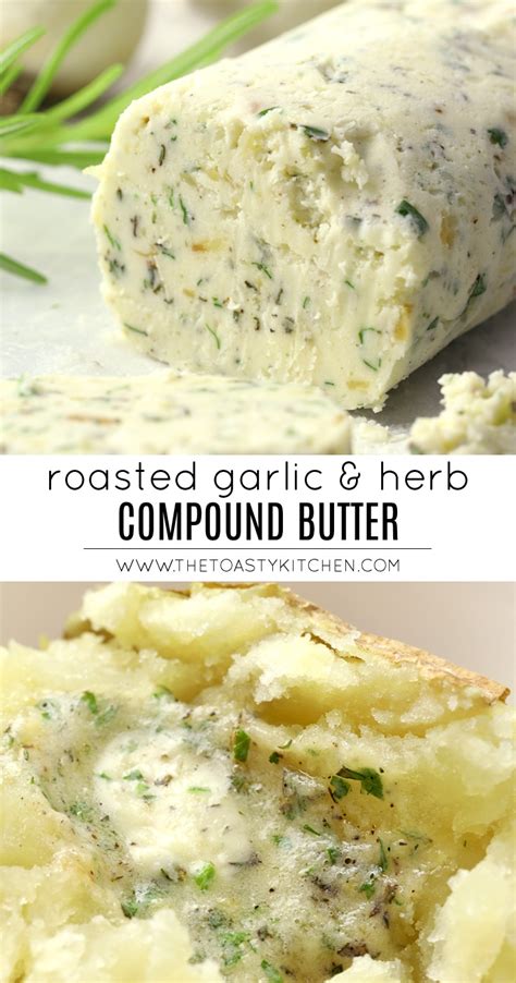 roasted-garlic-and-herb-compound-butter-the image