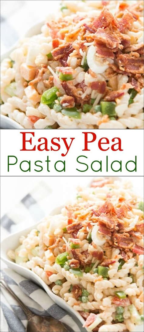 easy-pea-pasta-salad-oh-sweet-basil image