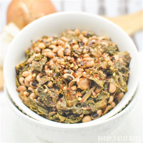 slow-cooker-black-eyed-peas-with-kale-and-garlic image