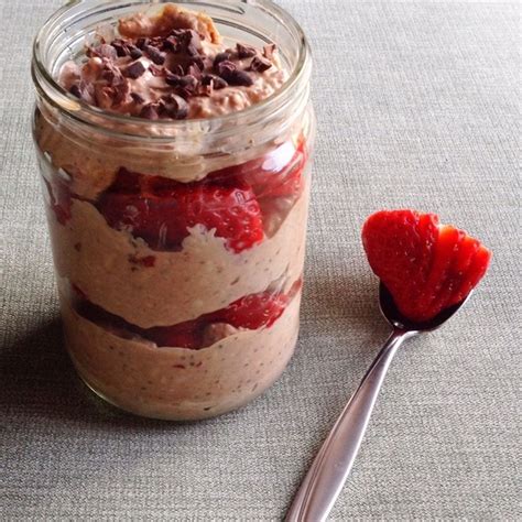 best-chocolate-strawberry-overnight-oats image