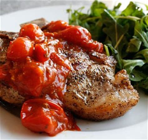 veal-chops-with-sauteed-tomatoes-italian-food-forever image