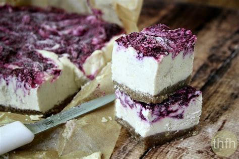vegan-lemon-blueberry-swirl-cheesecake-squares image