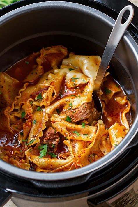 instant-pot-beef-pasta-soup-eatwell101 image