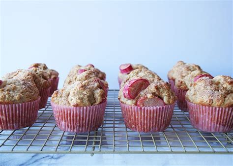 rhubarb-ginger-muffins-hungry-by-nature image