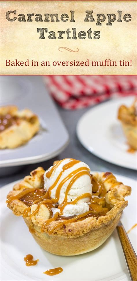 caramel-apple-tartlets-baked-in-an-over-sized-muffin-tin image