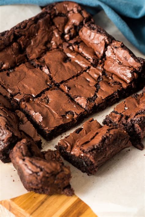 the-best-homemade-brownies-chocolate-with-grace image