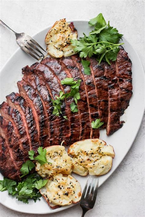 tender-grilled-flank-steak-easy-marinade-fit-foodie image