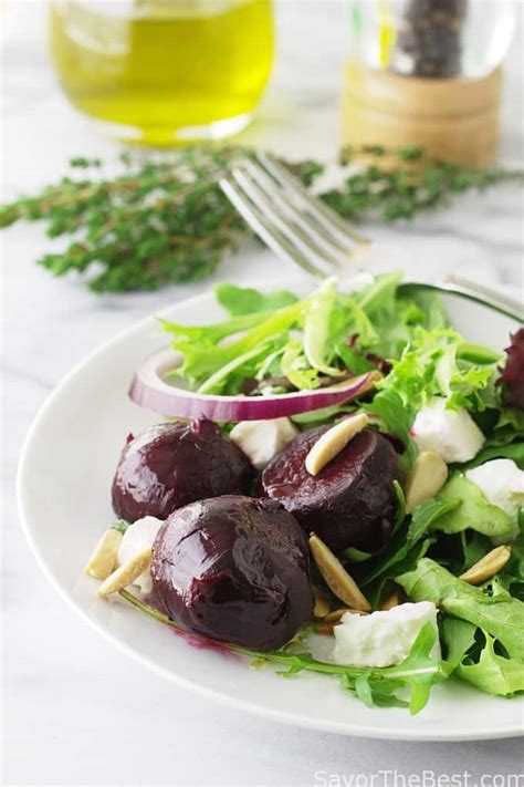 roasted-baby-beet-salad-with-feta-cheese-savor-the-best image