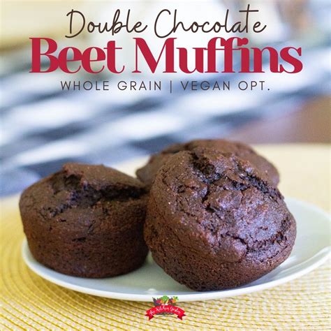 double-chocolate-beet-muffins-the-kitchen-garten image