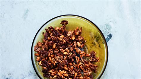 sweet-and-spicy-mixed-nuts-recipe-bon-apptit image