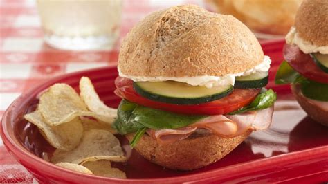 garden-party-turkey-sandwiches-recipe-pillsburycom image