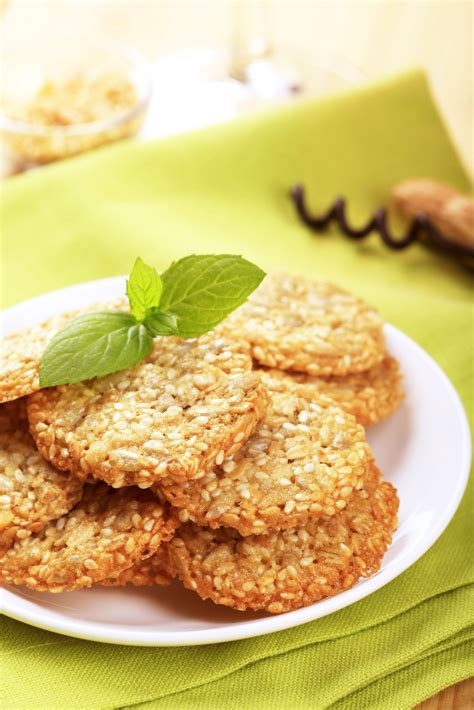 honey-sesame-cookies-recipe-barazek-recipe-the image