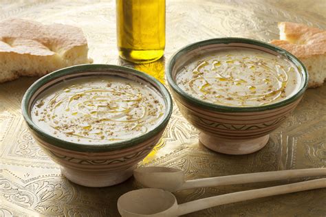 moroccan-dried-fava-bean-dip-or-soup-recipebessara image