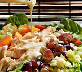 fruited-chicken-salad-with-honey-dijon-frugal-hausfrau image