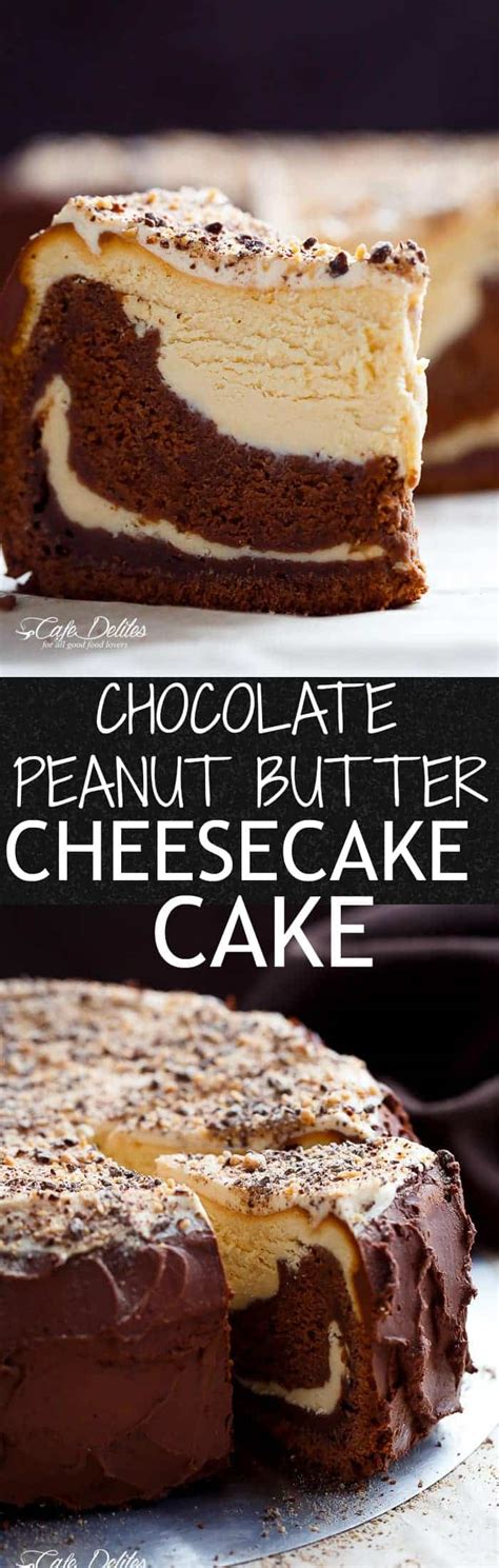 chocolate-peanut-butter-cheesecake-cake image