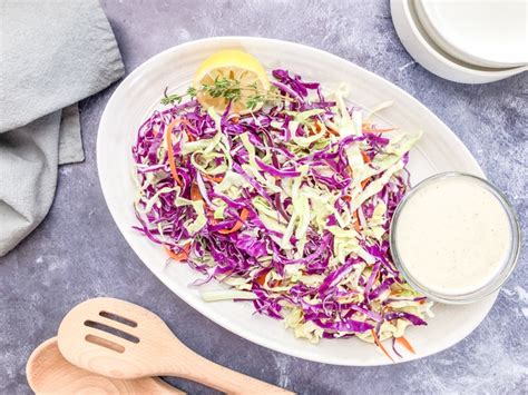 healthy-coleslaw-recipe-no-mayo-cooking-with-bliss image