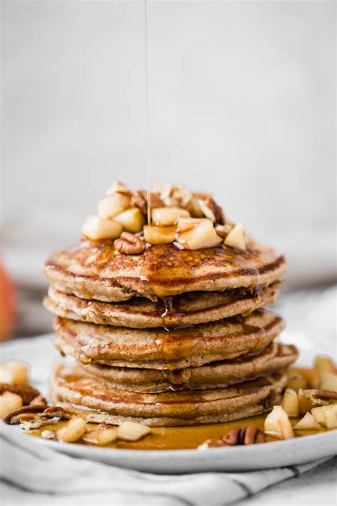 healthy-apple-pancakes-made-right-in-the-blender image